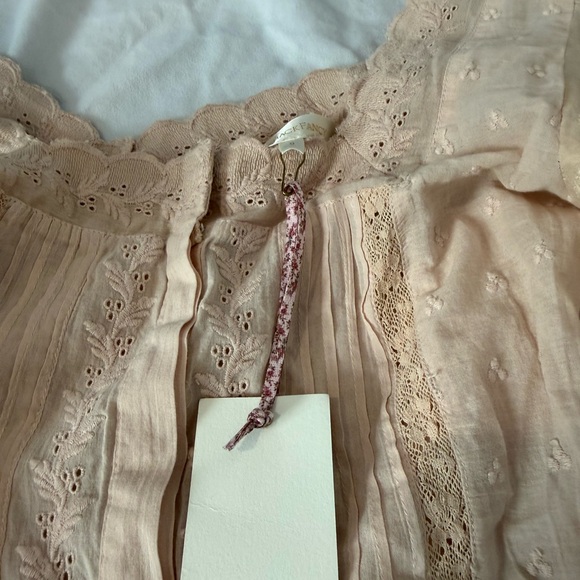 Love Shack Fancy Helena Dress Prairie Pink Size 0 - Picture 5 of 6